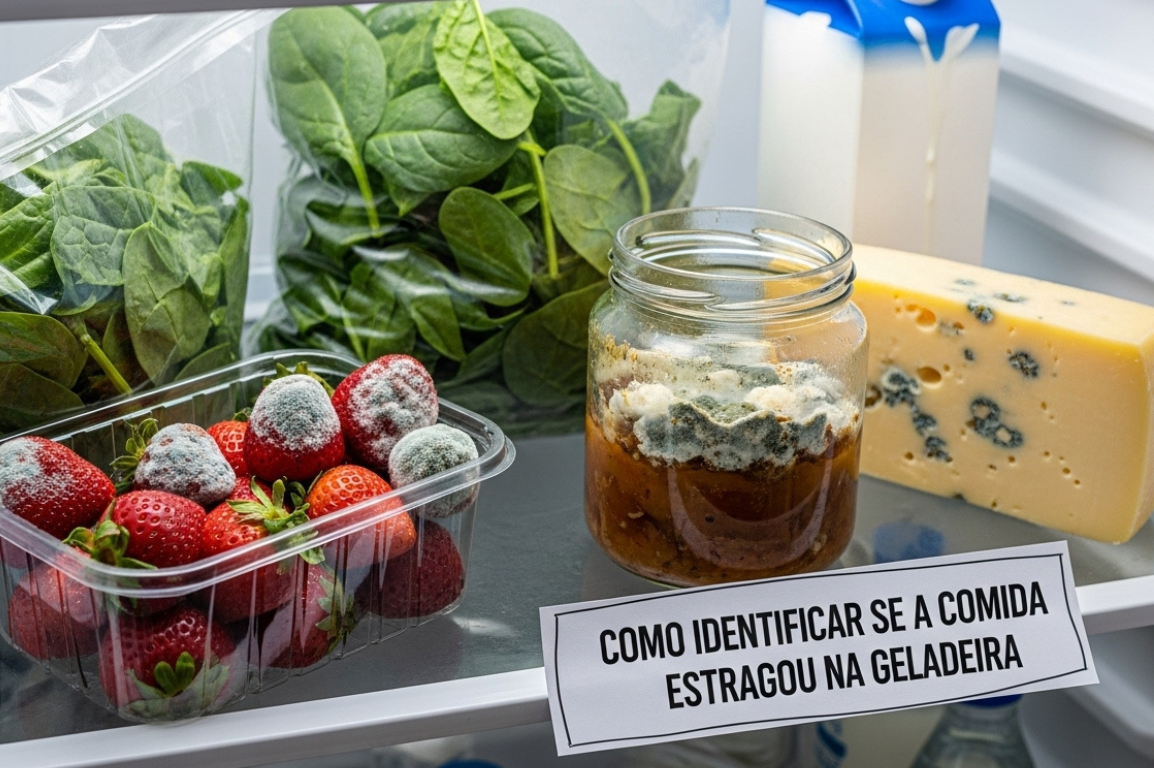 Como Identificar se um Alimento Estragou na Geladeira: Guia Completo de Segurança Alimentar