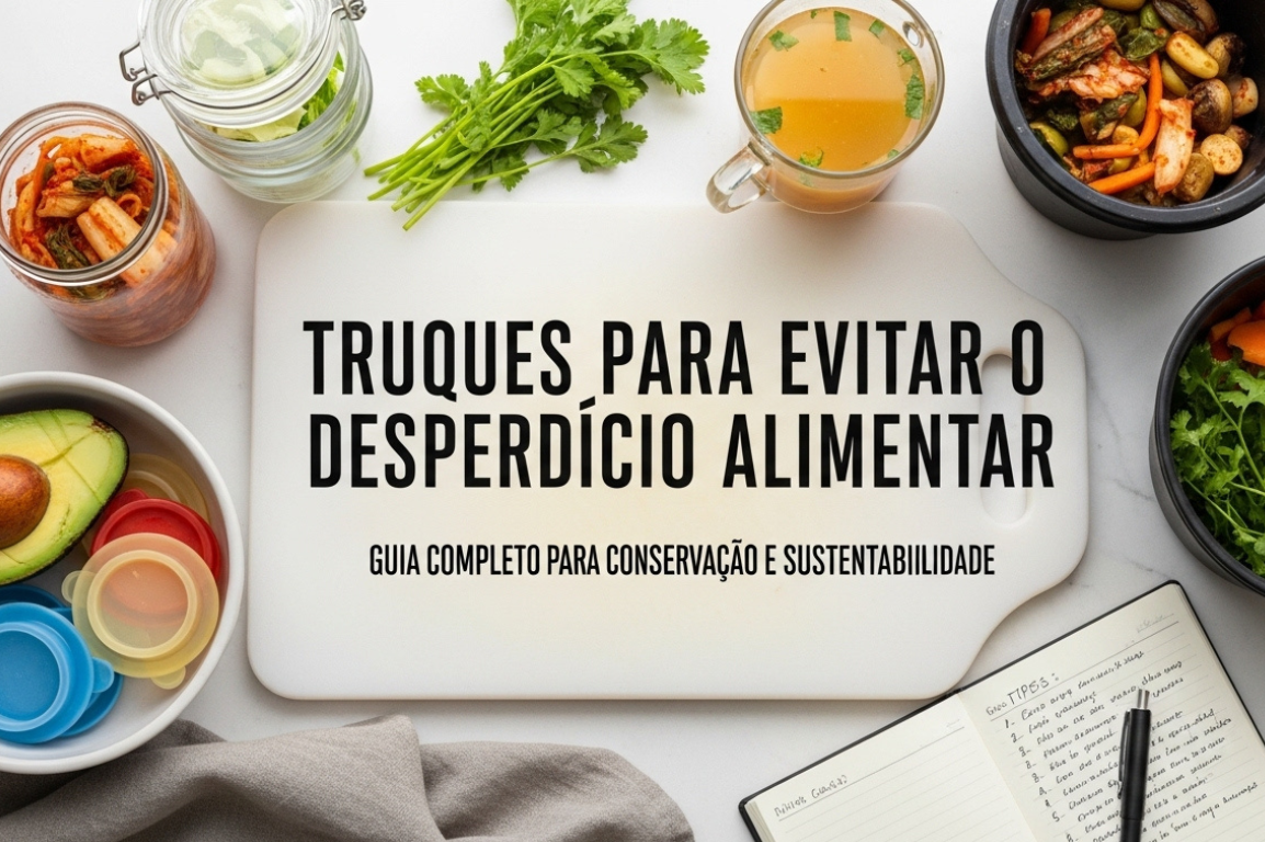 Truques para Evitar Desperdício de Alimentos: Guia Completo de Conservação e Sustentabilidade
