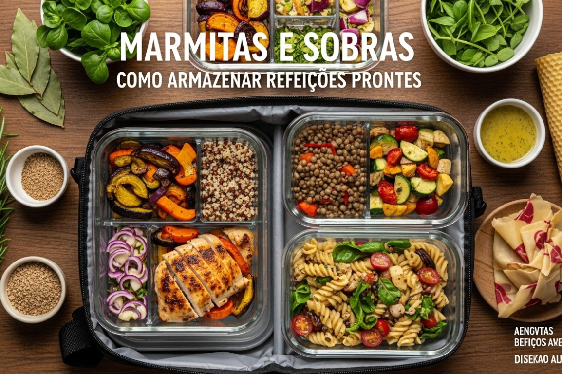 Alimentos Prontos: Como Armazenar Marmitas e Sobras
