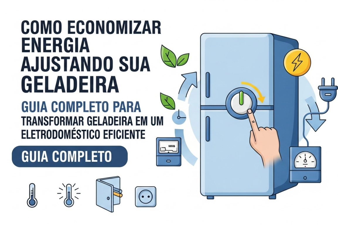 Como Economizar Energia Ajustando Sua Geladeira: Guia Completo para Transformar Qualquer Refrigerador em uma Geladeira Econômica