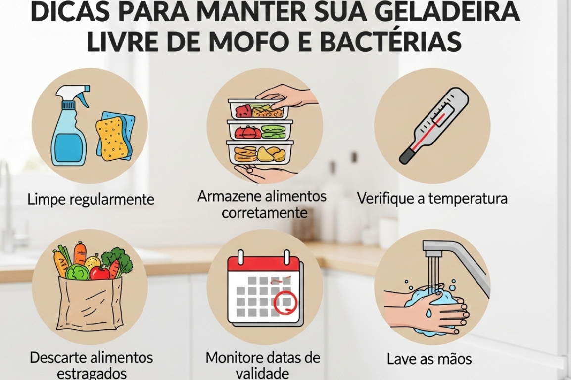 Dicas para Manter a Geladeira Livre de Mofo e Bactérias